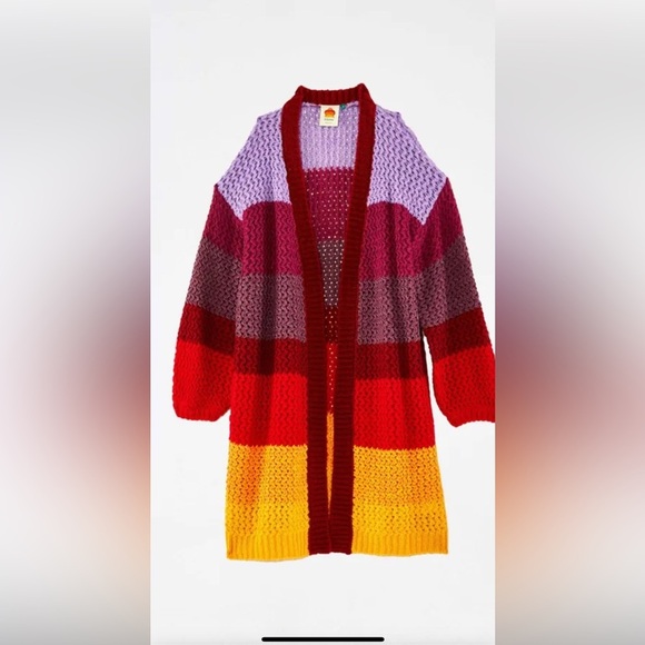 Farm Rio Striped cardigan. Size XS/S. EUC. - Picture 1 of 3